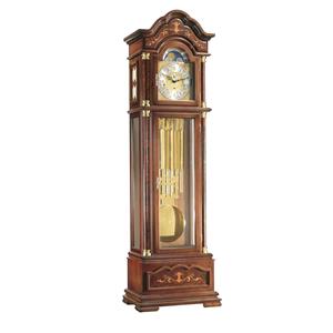 Horloge de parquet Trafalgar 01131-031171, mouvement mécanique 8 jours à balancier, boîtier en noyer, 3 mélodies au choix (Westminster, Whittington, St Michael)