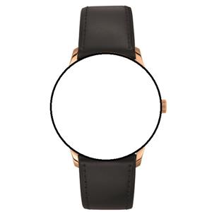 Bracelet de montre en cuir Junghans Meister Kalender Calendar 21mm n°6296
