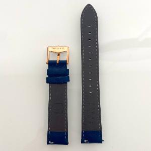 Bracelet cuir bleu 18mm Dufa DF-9001