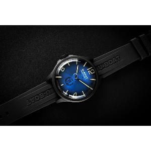 Montre DARKMOON 2028 46.5mm PVD noir cadran bleu 25ème anniversaire