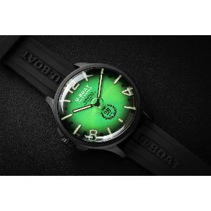 Montre DARKMOON 2030 46.5mm PVD noir cadran vert 25ème anniversaire