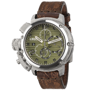 Montre CHIMERA CHRONO Verte 9591 46mm acier