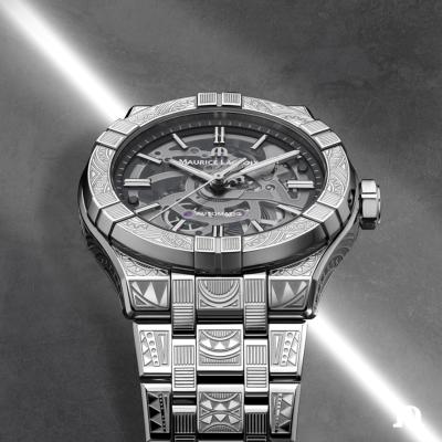 AIKON Automatic Skeleton Urban Tribe 39mm AI6007-SS009-030-1