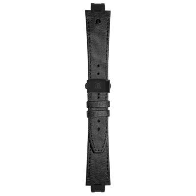 Bracelet cuir noir Aikon 25mm ML740-005068 Maurice Lacroix
