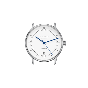 Montre NAOS AUTOMATIQUE white - cuir premium cognac S02-NA44-PR01