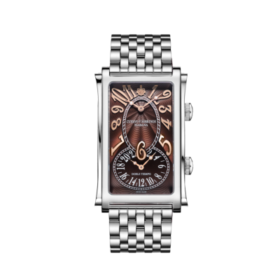 Prominente Iconico Doble Tiempo brun - acier - 1112B.1TM