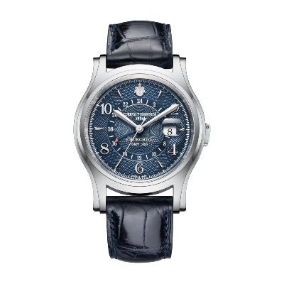 Churchill 1895 GMT bleu - cuir bleu - 2811.1GMTB