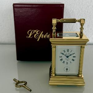 Pendule de voyage L'épée La Médicis 501.62, avec réveille-matin