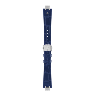 Bracelet cuir bleu Aikon 20mm ML800-005045 Maurice Lacroix