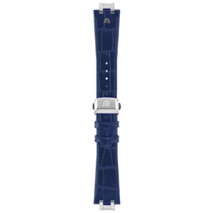 Bracelet cuir bleu Aikon 24mm ML800-005066 Maurice Lacroix