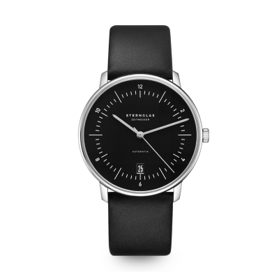NAOS noir argent cuir noir S02-NA53-PR07