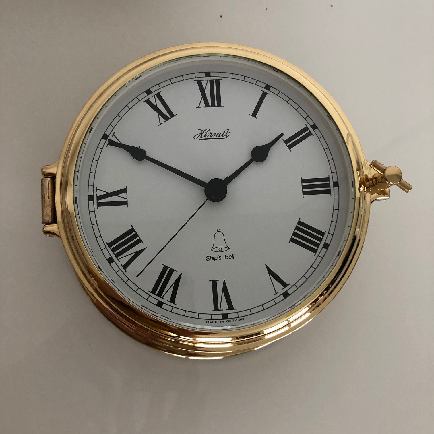 Pendule marine Hermle à quartz sonnerie aux quarts Bounty