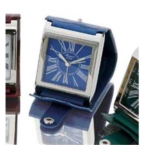Réveil Adventura cuir bleu R222