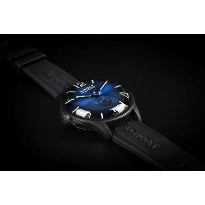 Montre DARKMOON 2028 46.5mm PVD noir cadran bleu 25ème anniversaire