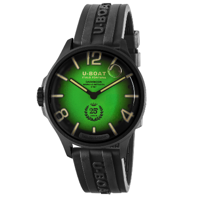 Montre DARKMOON 2030 46.5mm PVD noir cadran vert 25ème anniversaire