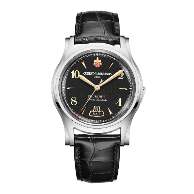 Churchill Sir Winston noir - cuir noir - 2810.1SWBL