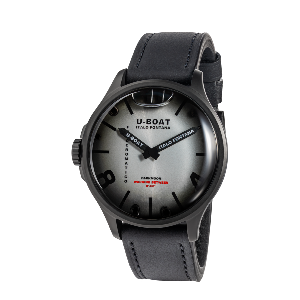 Montre DARKMOON 3339 46.5mm acier grise PVD noir EDITION KAMA