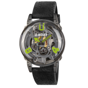 Montre U-65 3350 44mm verte rubber noir 