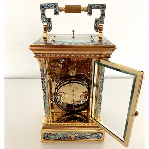 Pendule d'officier L'Epée VENITIENNE CLOISONNEE 703.51