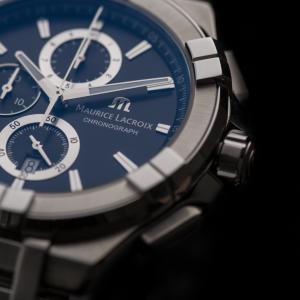 AIKON Quartz Chronograph 44mm tout acier AI1018-SS002-430-1