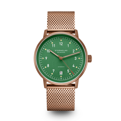 LUMATIK verte sur milanais bronze S02-LMR19-MI11