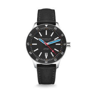 MARUS 2.0 noir rouge bracelet cuir noir S02-MA43-HY03