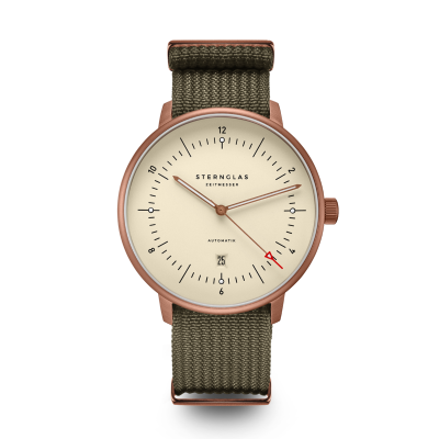 NAOS XL auto Alabster bronze nato vert S02-NX42-FI05