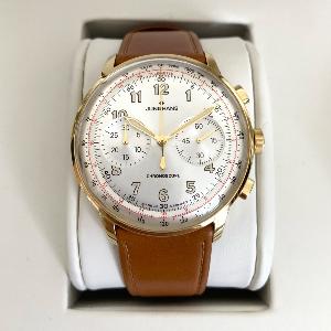 Montre Junghans Meister Telemeter 027/5382.00 bracelet cuir brun