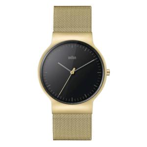 Montre Braun Classic Slim noire et or BN0211BKGDMHG