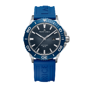 PONTOS S SOLAR bleu rubber 42mm  - PT1008-SSL40-430-4