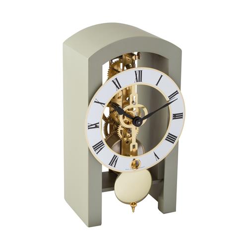 Pendule mécanique à poser moderne grise Hermle HG23015-D10721