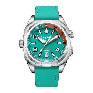 Buceador Caribe cadran turquoise - nylon orange - 2860.1TQ