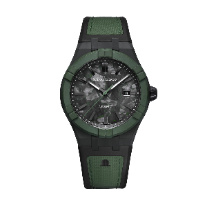 AIKON-IC Automatic Frozen Carbon titane 43mm Forrest Green AC6008-TTL50-630-2 