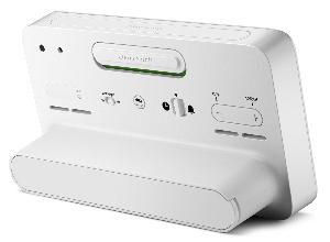 Réveil digital blanc Braun radio-piloté, BC10W-DCF