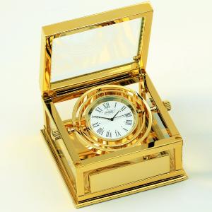 Pendulette marine Crystal Box dorée HR350635/1 Jaccard