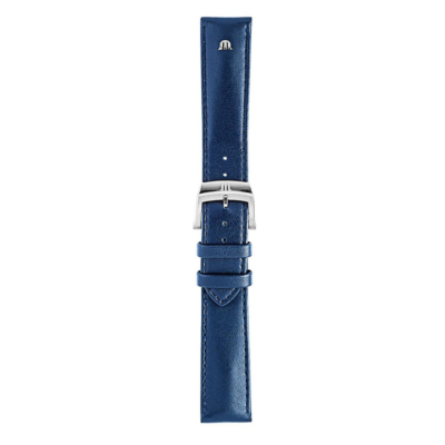 Bracelet cuir bleu Eliros 20mm ML740-005011 Maurice Lacroix