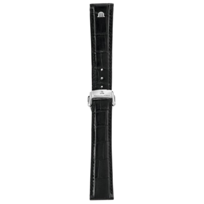 Bracelet cuir noir Masterpiece 21mm ML800-005063 Maurice Lacroix