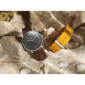 Montre édition limitée HAMBURG AUTOMATIQUE EDITION NEUWERK gris baryté argent S02-HHN11-VI11