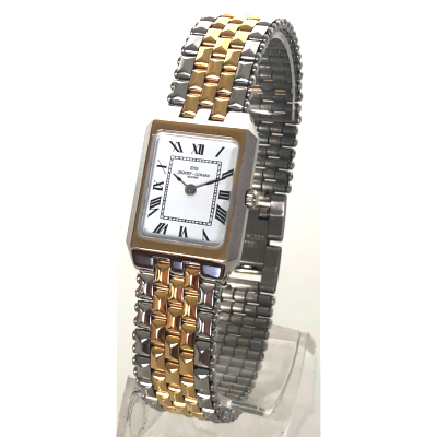 Montre quartz femme bracelet et boitier acier bicolore- Jaquet Girard Z204.320