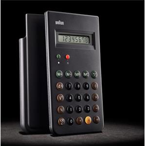 Calculatrice noire Braun réédition ET66