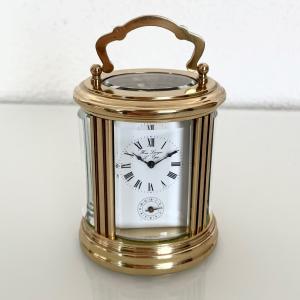 Pendule de voyage L'Epée Hour Lavigne Ovale mini 500.62, avec réveille-matin