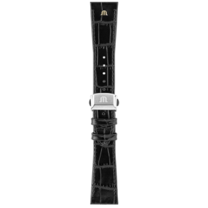 Bracelet cuir noir Pontos 20mm ML800-005009 Maurice Lacroix