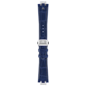 Bracelet cuir bleu Aikon 24mm ML800-005023 Maurice Lacroix
