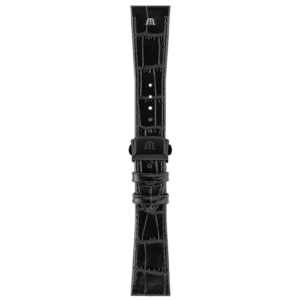 Bracelet cuir noir Pontos 20mm ML800-005054 Maurice Lacroix