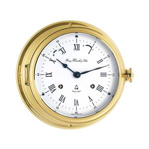 Pendule marine 35065-000132, mouvement mécanique 8 jours, en laiton massif