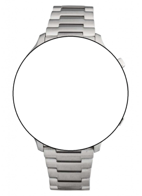 Bracelet de montre en acier Junghans Willy Chronoscope 22mm n°6105