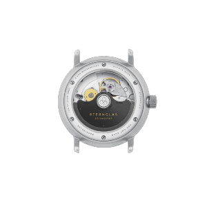 NAOS Pro GMT automatique argenté cuir noir S02-NG10-BR03
