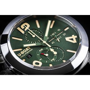 Montre CLASSICO 45 TUNGSTENO 9581 45mm verte acier