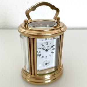 Pendule de voyage L'Epée Hour Lavigne Ovale mini 500.62, avec réveille-matin