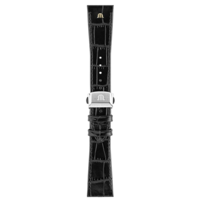 Bracelet cuir noir Pontos 21mm ML800-005006 Maurice Lacroix